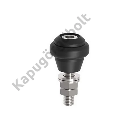 Vezető görgő d 43x40 mm. M12 poliamid, gumigyűrűs