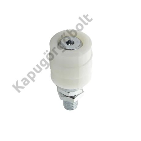 Vezető görgő d 32x36 mm. M12 poliamid /fehér/