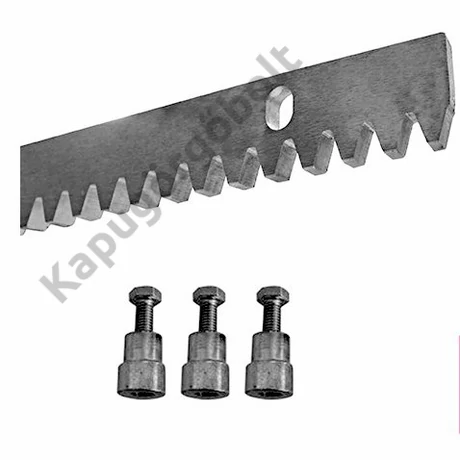 Fogasléc fém 30x8 mm.  max. 1200 kg. 1 fm.