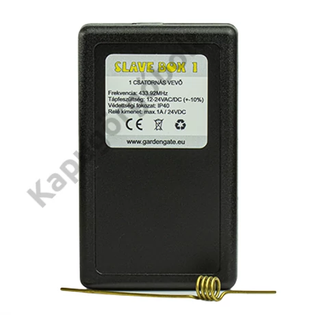 Vevő 4 csatornás SLAVE BOX 4 433 MHz