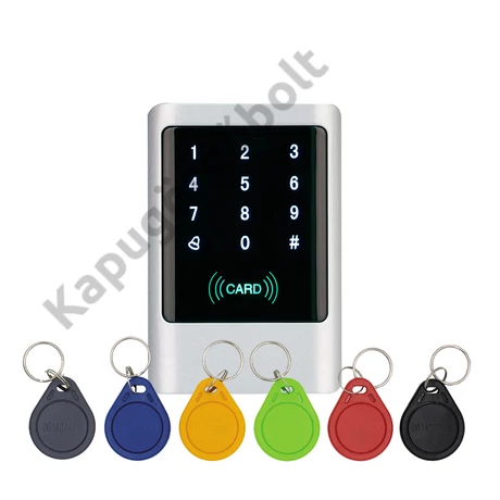 Érintőgombos kültéri RFID olvasó és kódzár KIT-CON-M1