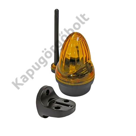 Villogó lámpa beépített antennával, ledes+oldalfali konzol, 12-24-240V AC/DC GP5 gatePro