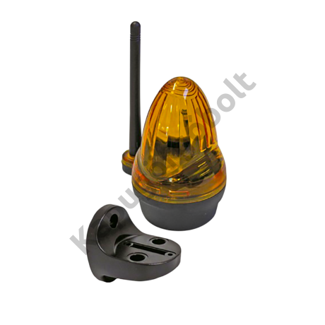 Villogó lámpa ledes, beépített ant. oldalfali konzol, 12-240VAC/DC UNILED