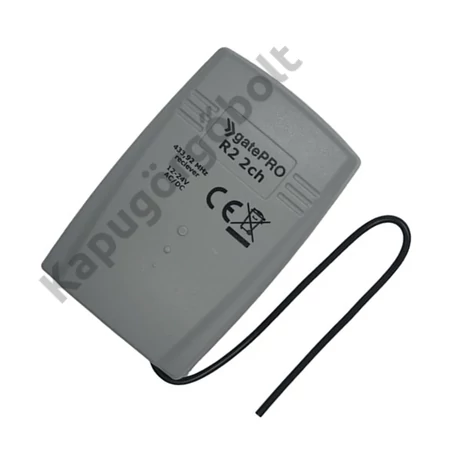 Vevő 2 csatornás gatePRO R2 2ch 433 MHz
