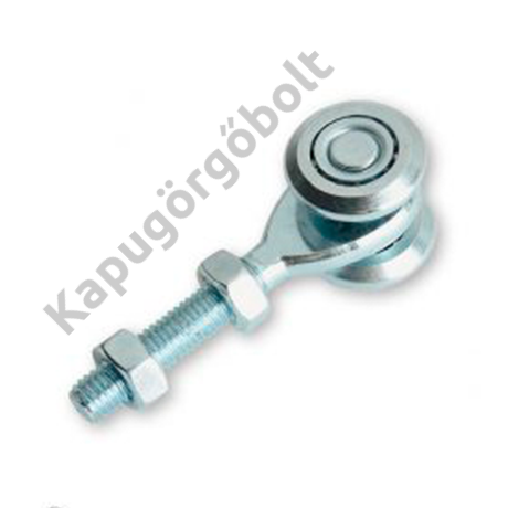 Függ. görgő 2 db. kerékkel M8 