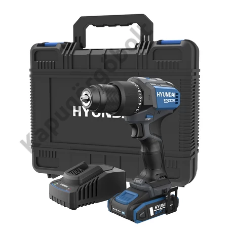 Hyundai PRO HD20X-60TT Akkus fúró ütvefúró-csavarozó 1 db akku+töltő