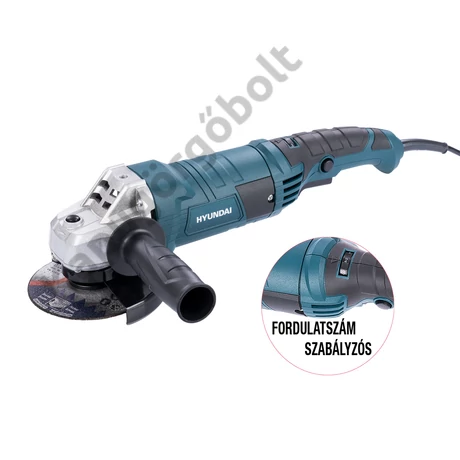 Hyundai HYD-82251SR Fordulatszám szabályzós sarokcsiszoló, 125 mm, 1200W