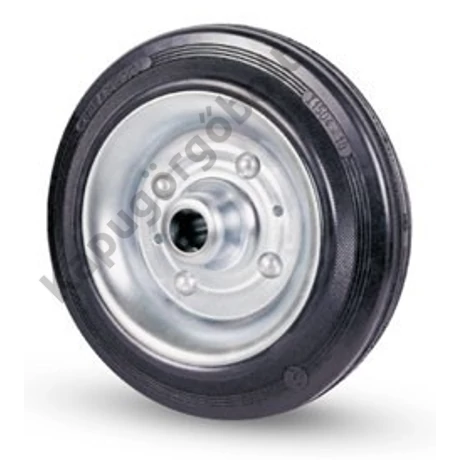Tömörgumis fémfelnis kerék 125 mm