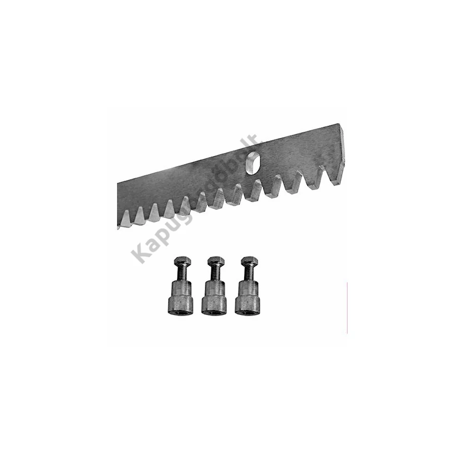 Fogasléc fém 30x8 mm.  max. 1200 kg. 1 fm.