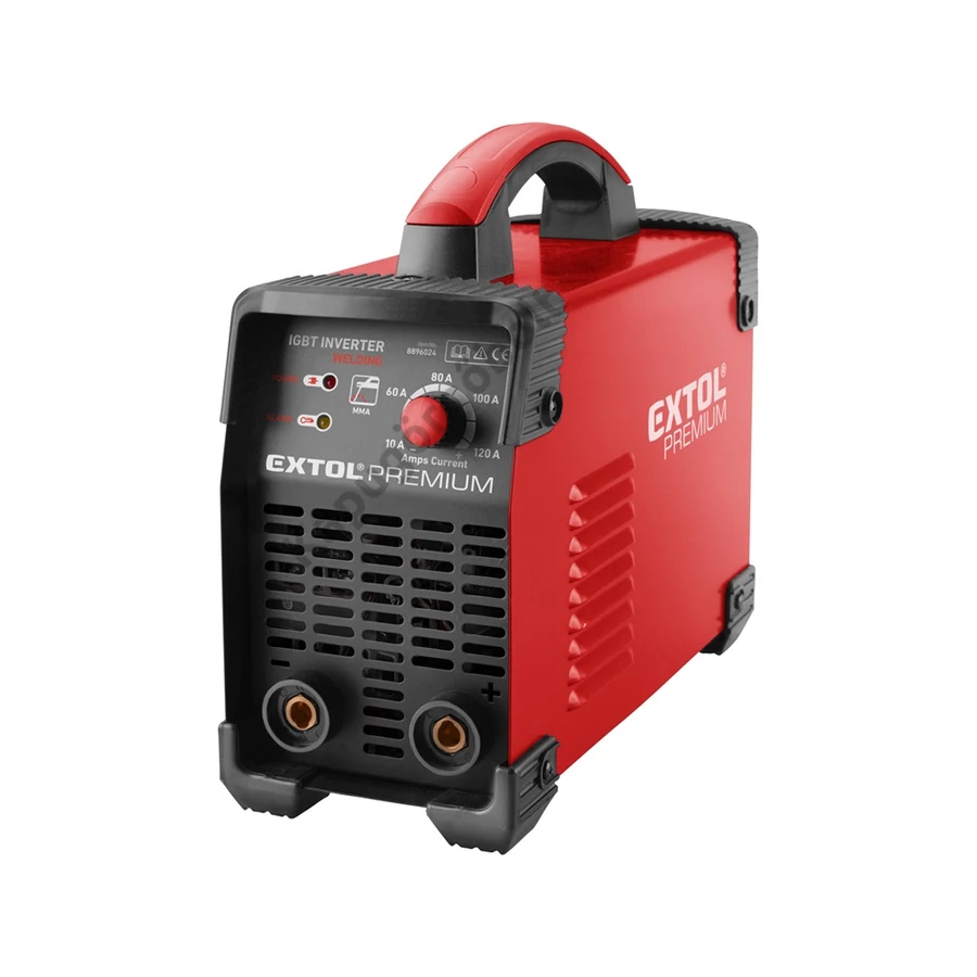 Hegesztő készülék, inverter 120A, munkakábel+földelő kábel